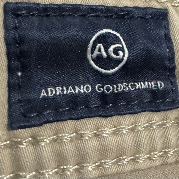 Adriano Goldschmied Beige Khaki Pants Men’s 32x34 The Graduate Tailored Leg Prep - Picture 10 of 13